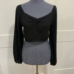 Black blue Jasmine blouse